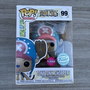 Funko Pop One Piece Tony Tony Chopper Flocked Special Edition Box Damage
